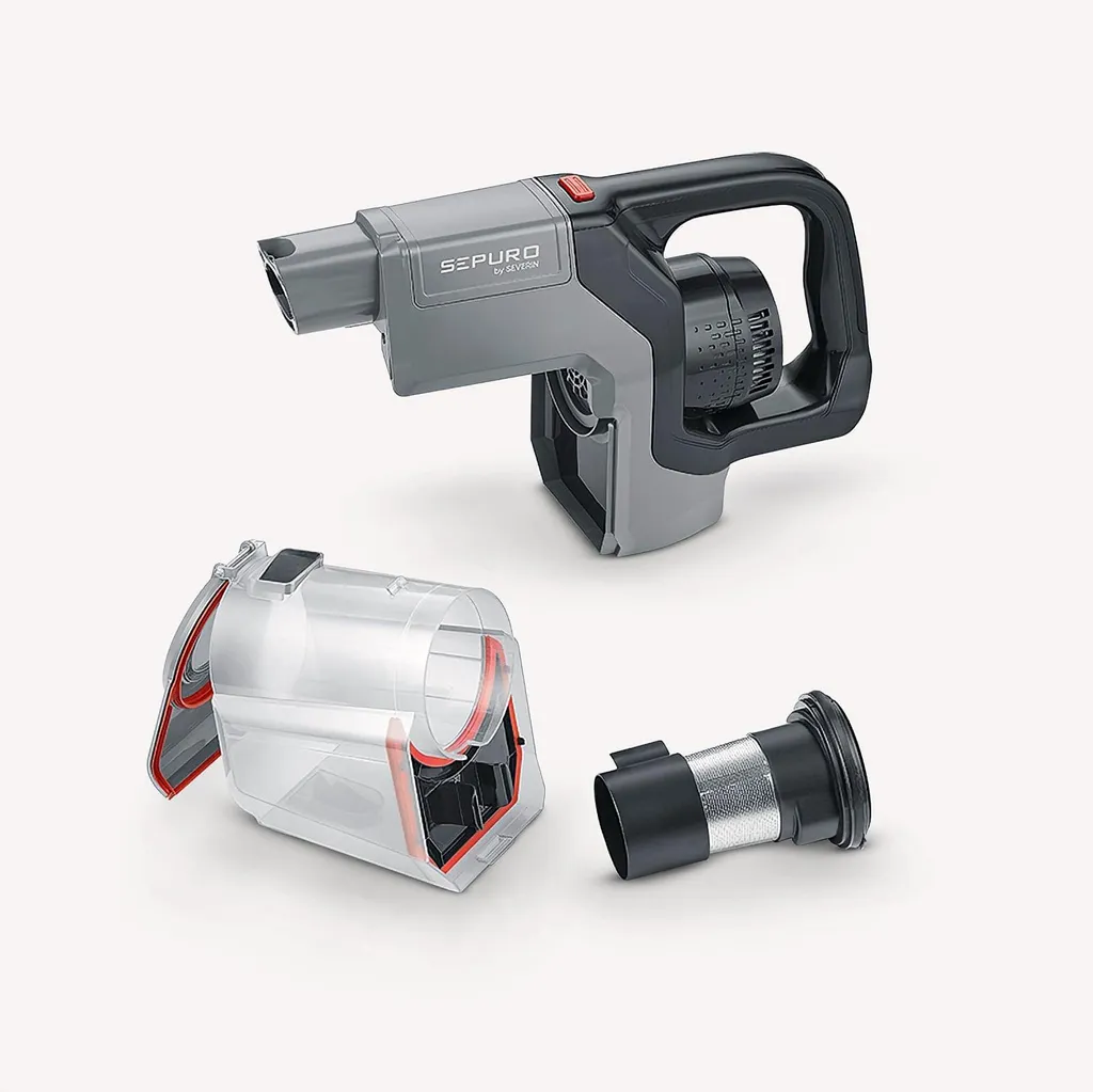 Aspirateur Severin HV7184 Sepuro 2en1 18V Gris avec Filtration Haute Performance