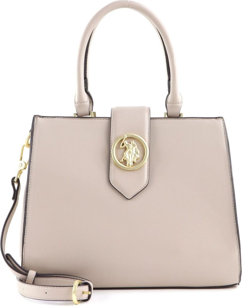 U.S. POLO ASSN. Handtasche Vancouver Double Handle Beige