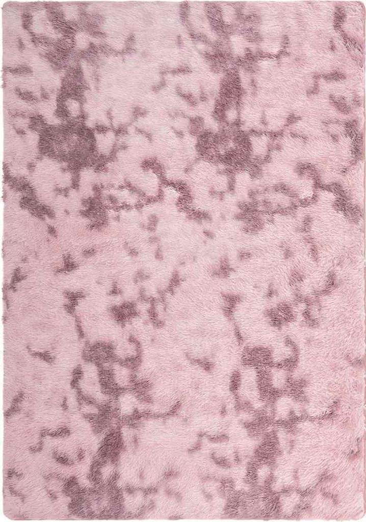 Teppich Shaggy Hochflor NAVARRA Altrosa 240x340 cm Polyester