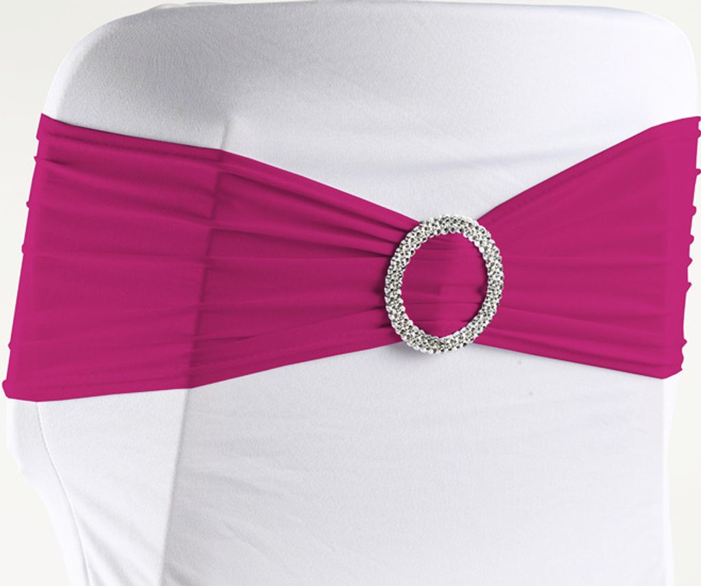 Stuhlschleifen Stretch, Fuchsia - elastische Produktbild 