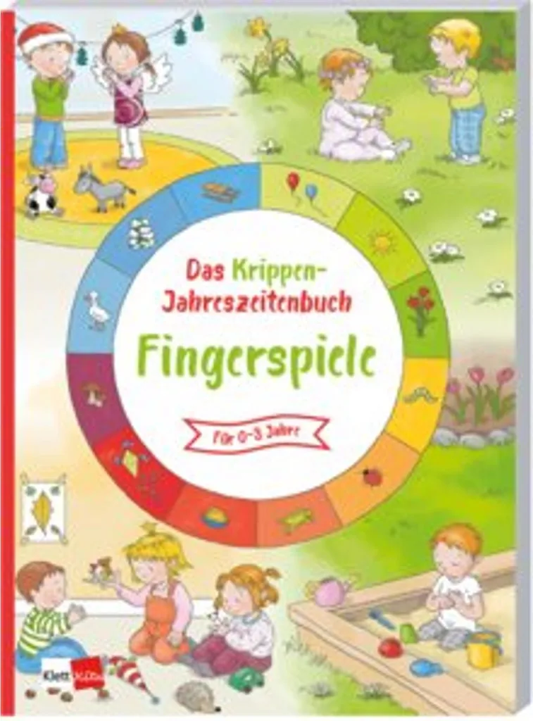 Livre cartonné Das Krippen-Jahreszeitenbuch pour l'éveil des petits