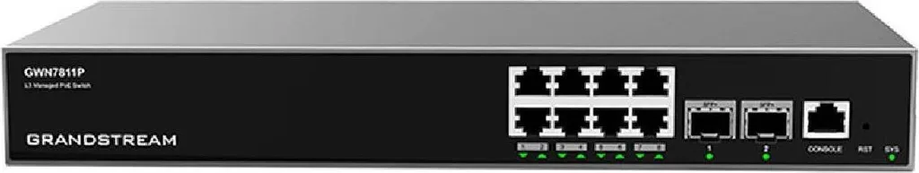 Switch Grandstream GWN7811 pour Caméras IP et Bornes WiFi PoE