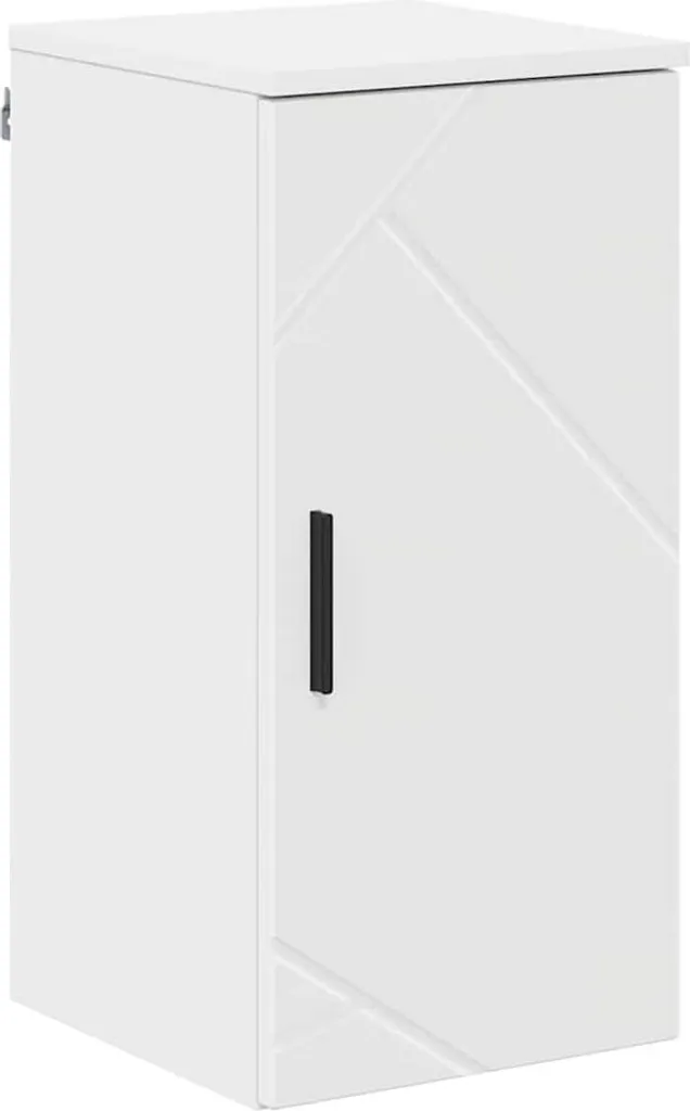 Mobiletto Bagno SYFAX Bianco 30x61cm - Montaggio Parete Facile