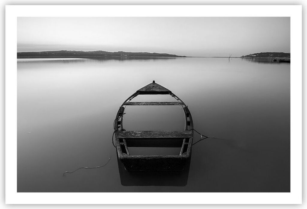 Poster - Poster ohne Rahmen - £ódŸ Einsamkeit Leere - 91,5x61 cm - Wand Bild - Wanddeko - Wandbilder - Kunstposter - Wandposter - Bilder - Kunst...