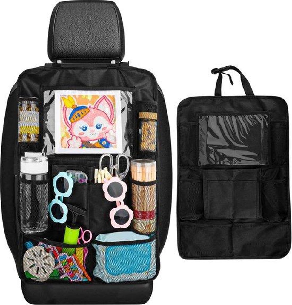 Auto-Rückenlehne-Organizer, wasserdicht, Oxford-Stoff, mehrfach Taschen