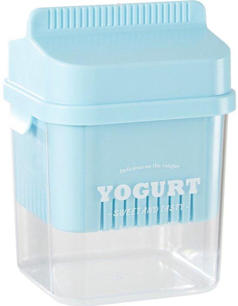 Yoghurt-Maker mit großem Filter, Effizienter Dekelbedeckter Thermo-Filter, Multifunktionaler Käse-Filter für Haushalt.
