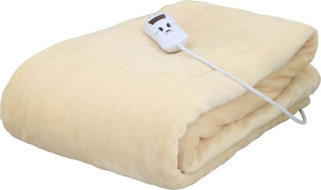 alpina Elektrischer Heizdecke - Wärmedecke 180 x 130 cm - Wärmeunterbett 180W - Beheizbare Decke mit 10 Wärme Einstellungen - Waschmaschinenfest...