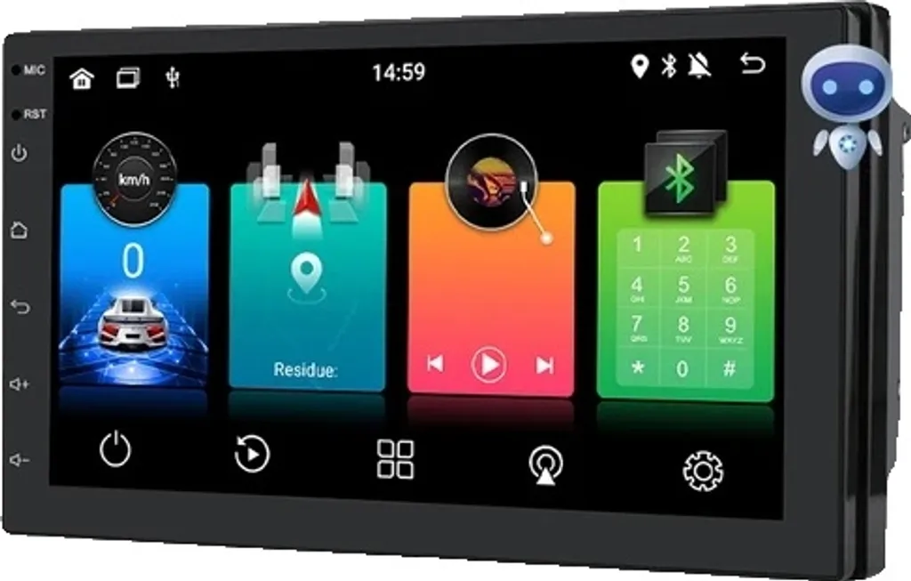 Autoradio Bluetooth HD avec Écran Tactile Fluide et Mémoire 2Go+32Go