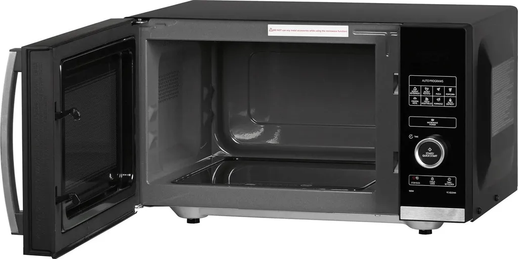 Micro-ondes Sharp YC-QS254AE-B noir solo 25L 900W de comptoir - 10