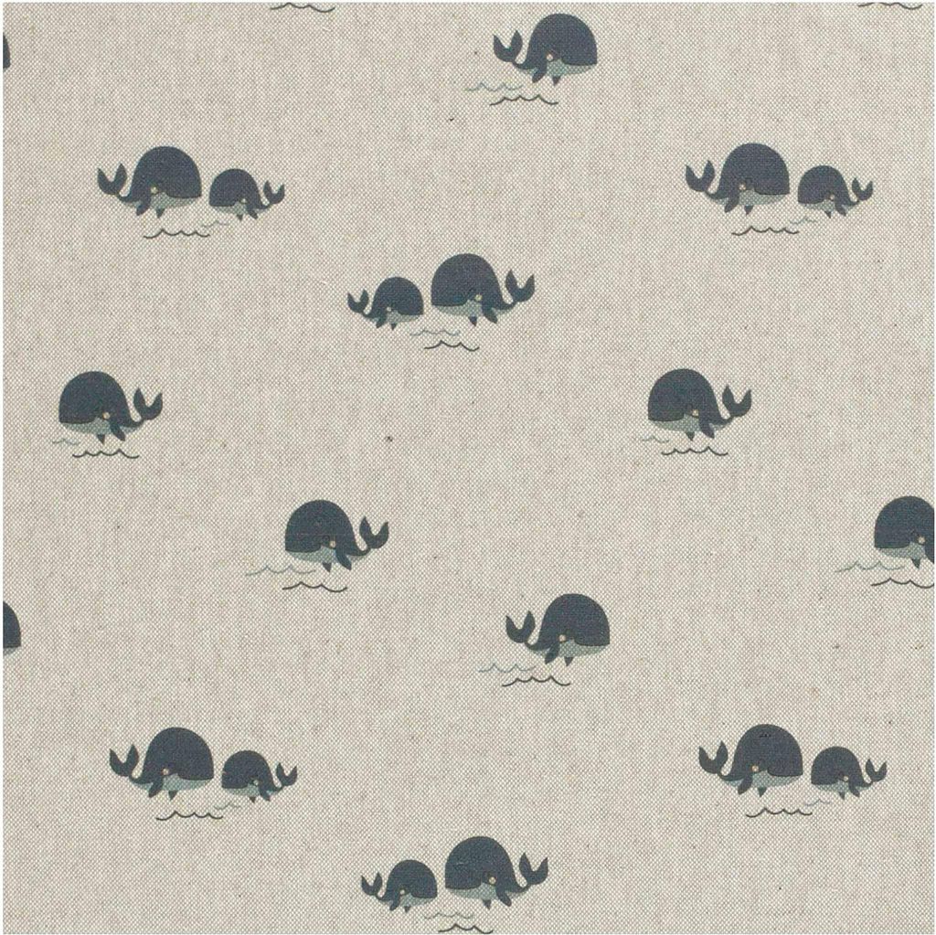 Dekostoff Panama Bindung Maritim ab 1m Baumwollstoff uni Farbwahl