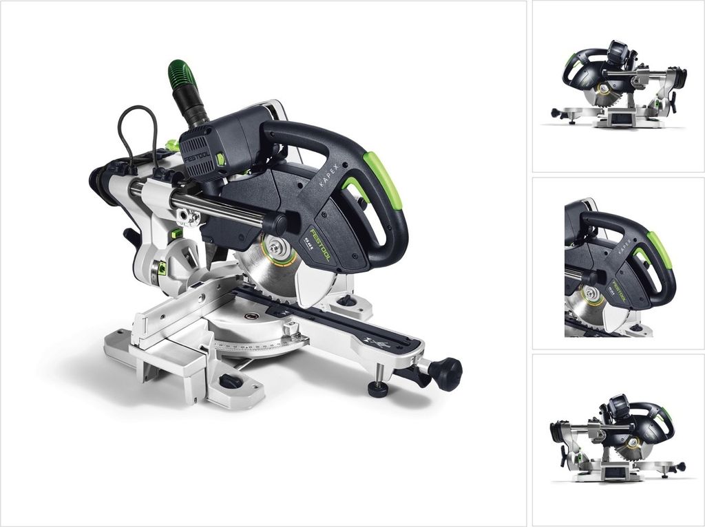 Festool KS 60 E KAPEX Kapp Zugsäge 1200W 216mm + Sägeblatt Produktbild 