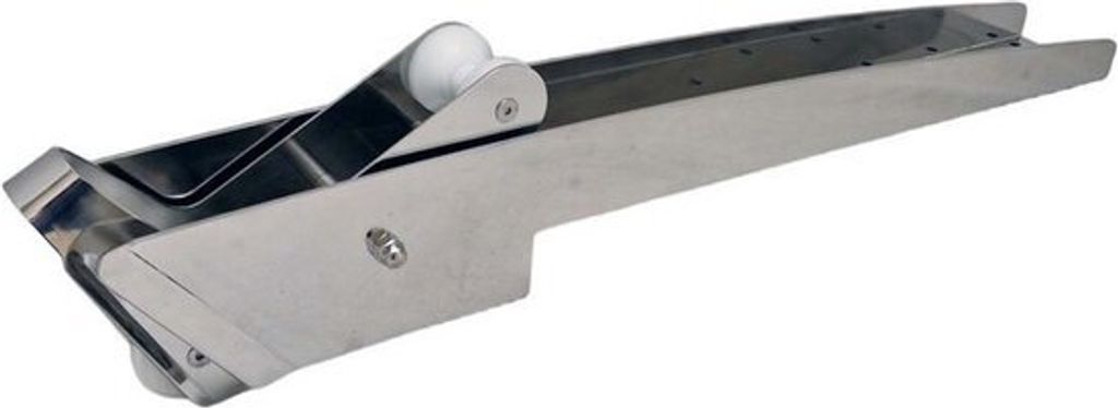 Hollex Edelstahl-Bugrolle 890 mm für Anker 30–50 kg