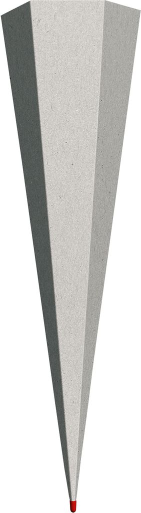 Schultüten-Rohling groß aus Karton zum Basteln - 85 cm Produktbild 