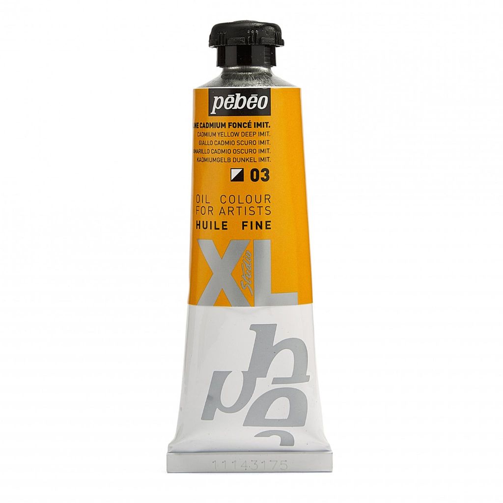 Pebeo Studio XL Ölfarbe, 37 ml, 03 Cadmium Yellow Deep Imit