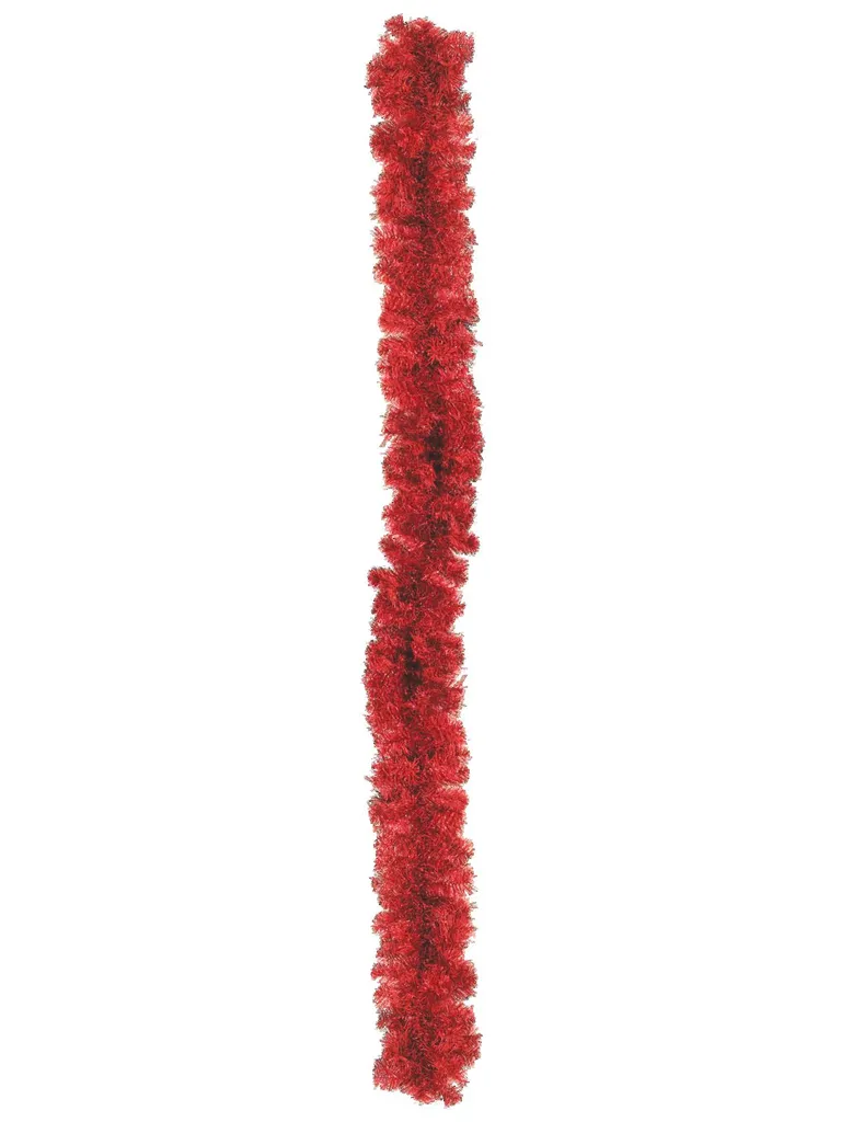 Guirlande de sapin artificielle rouge 270cm Europalms pour intérieur