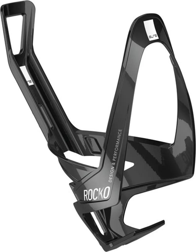 Elite Rocko Carbon Porte-bidon pour Cadres de Vélo de Route et VTT Noir