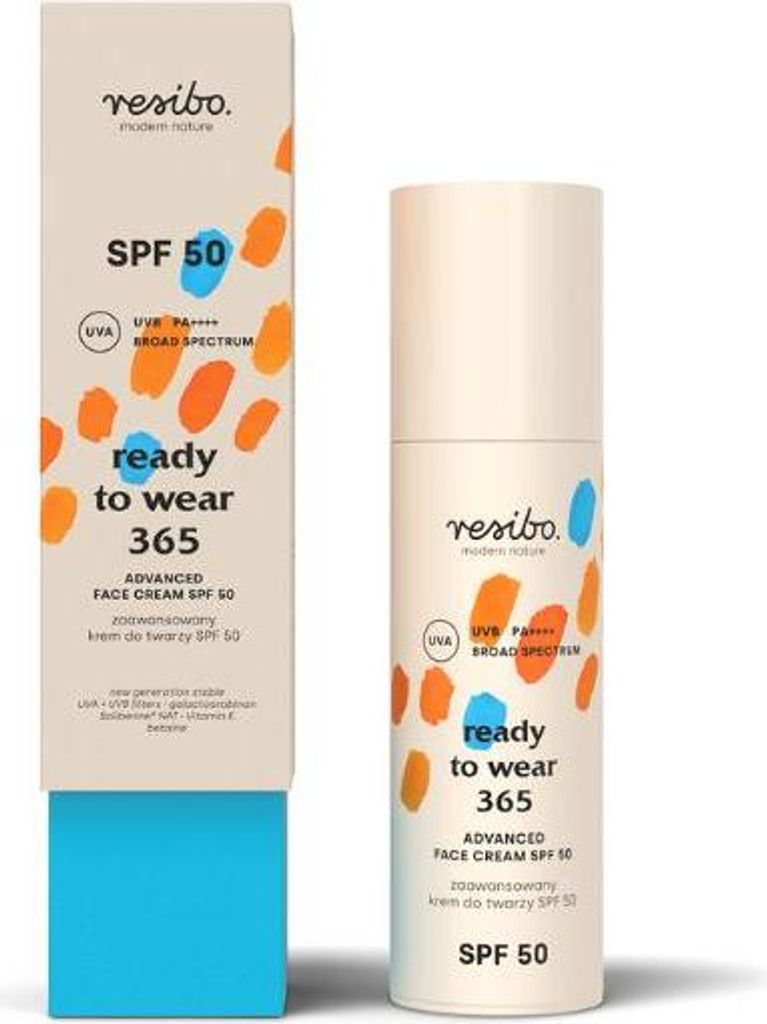 Resibo READY TO WEAR 365 Advanced Gesichtscreme LSF 50, 50 ml