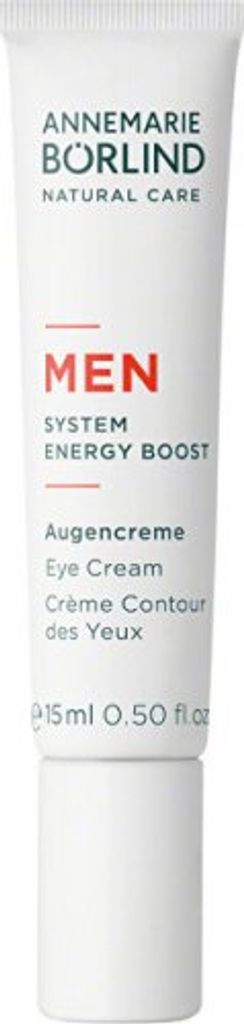 Annemarie Borlind Men Eye Cream 15ml - Cooling and Refreshing with Innovative Energy Complex of Plant Taurine and Organic Caffeine - Mineral Oil Fr...
