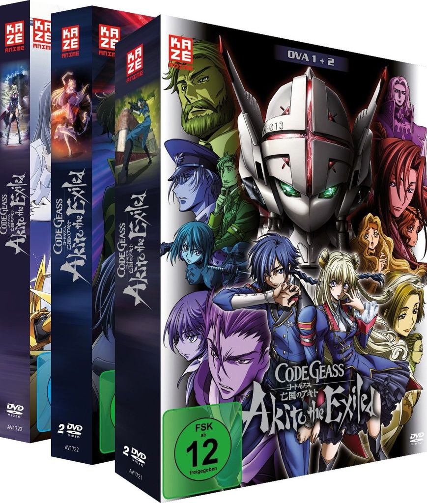 Code Geass - OVAs 1-5 - Gesamtausgabe - Bundle - DVD Produktbild 