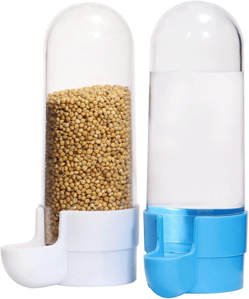 Automatischer 2-teiliger Vogelfutter- und Wasserspender mit Wasserspender