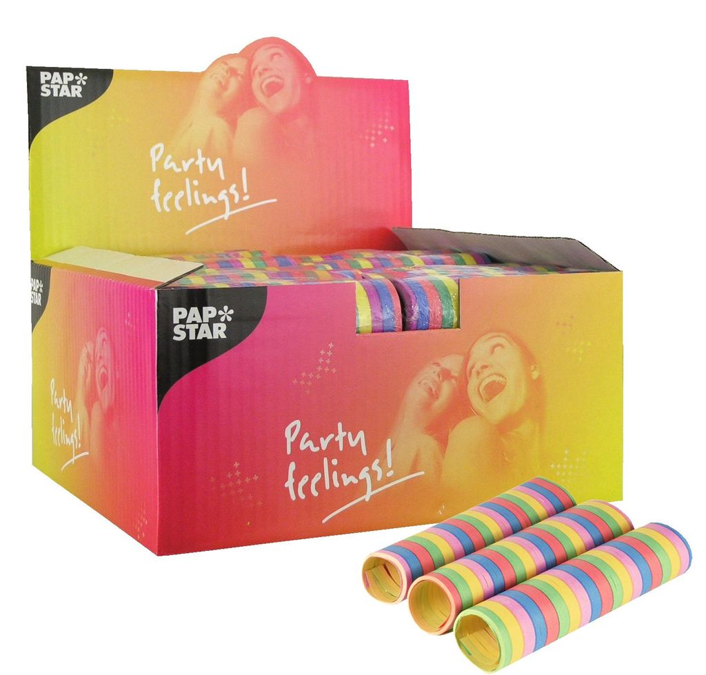 Papstar 18619, Partyluftschlangen, Papier, Mehrfarbig Produktbild 