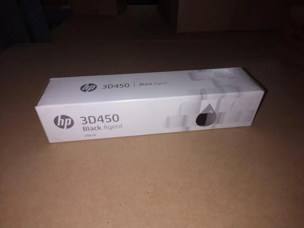 HP 3D450 Agente Nero 250ml V1Q70A - Consumabile Originale HP 3D