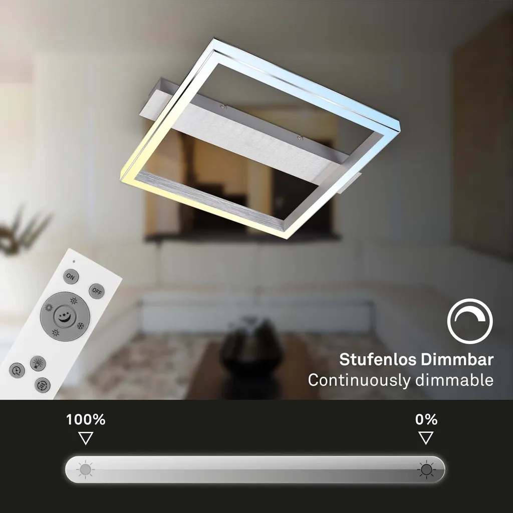 Offerta Lampada Soffitto LED 26W | Cromo Alluminio | Prezzo Stock - 8