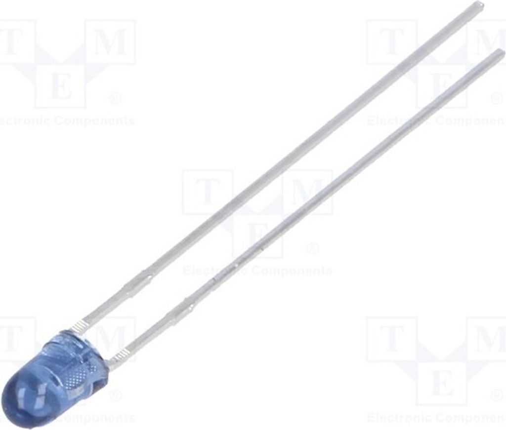 IR Sender; 3mm; 940nm; blau, transparent; 5÷10mW; 50°; THT; 20mA L-7104F3BT Infrarot-LEDs