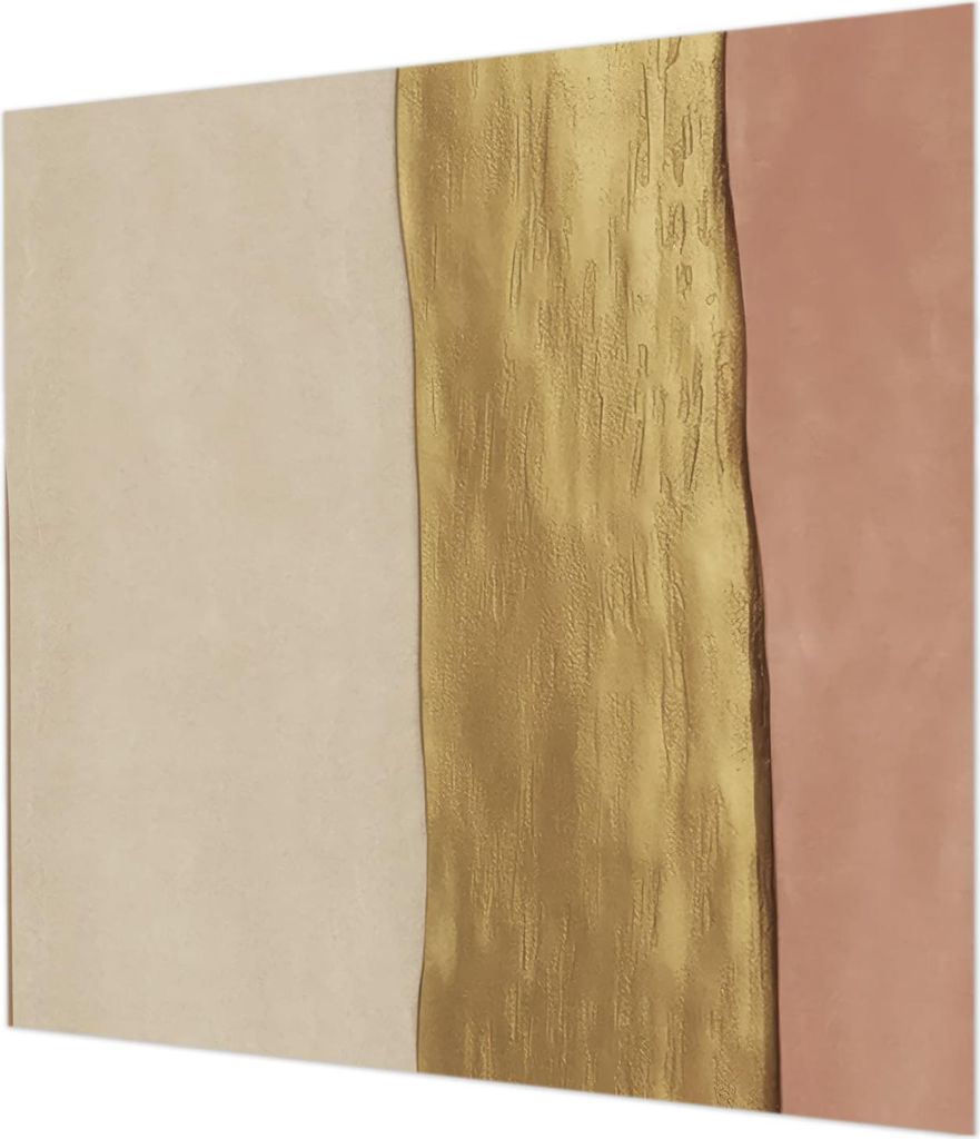 Wandtapete - Dekorative Tapete für Wohnzimmer - Tapetenfolie für Wanddekoration - 250x250 cm - Wellenstreifen