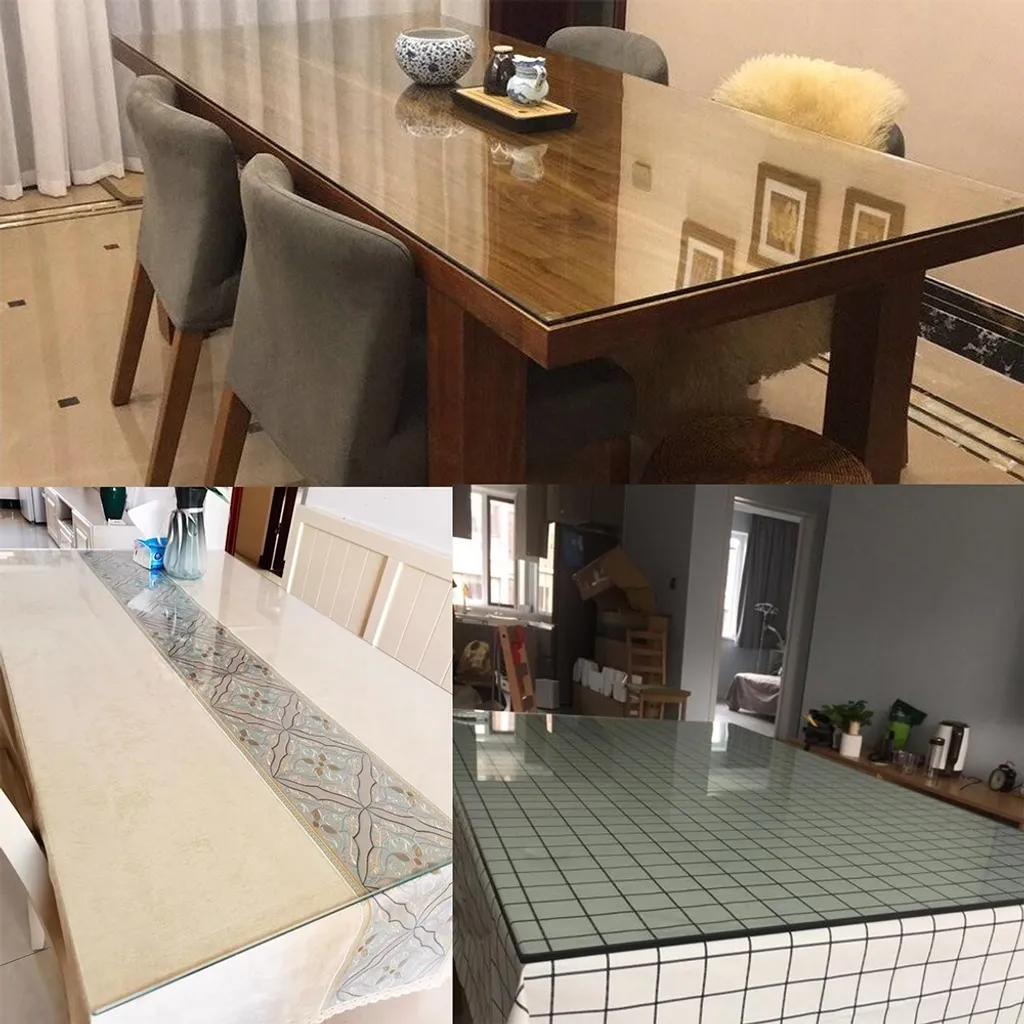 Verre de Sécurité ESG Noir 70x70cm - Plateau de Table Multi-usage - 8