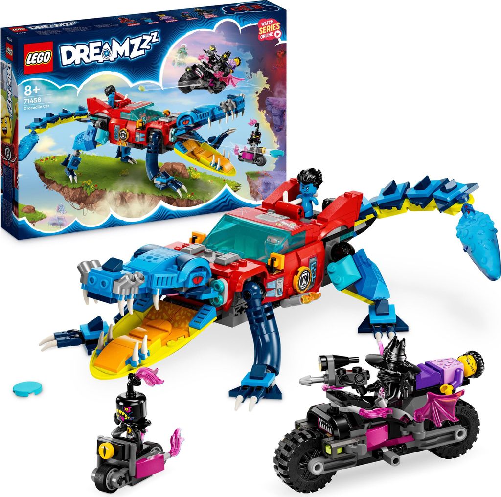LEGO DREAMZzz 71458 \u2013 2in1 Krokodilauto & Monster Produktbild