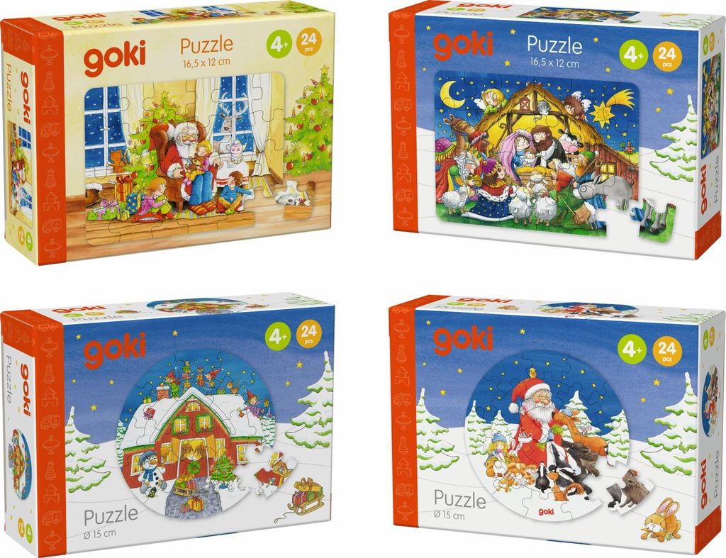 goki Minipuzzle Weihnachten, 1 Stk. Produktbild 