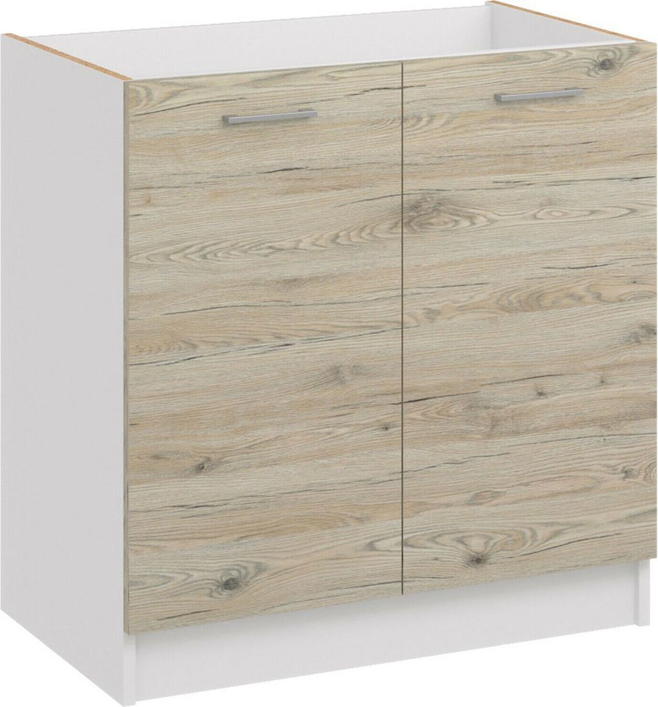 Roe Furniture | Küchenunterschrank 60 cm - Eiche Bordeaux - Produktbild 