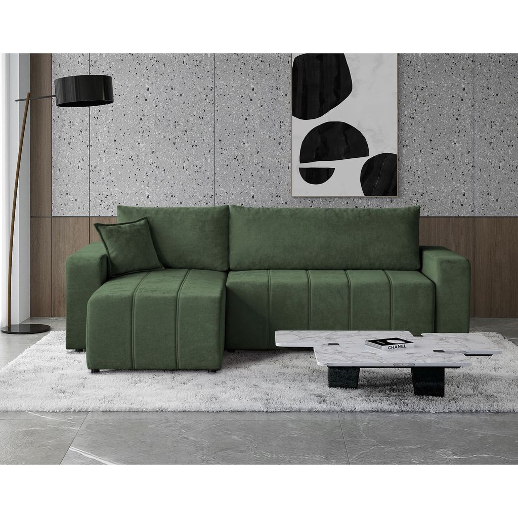 Ecksofa MORI 250cm - L-Form Eckcouch mit Schlaffunktion & Produktbild 