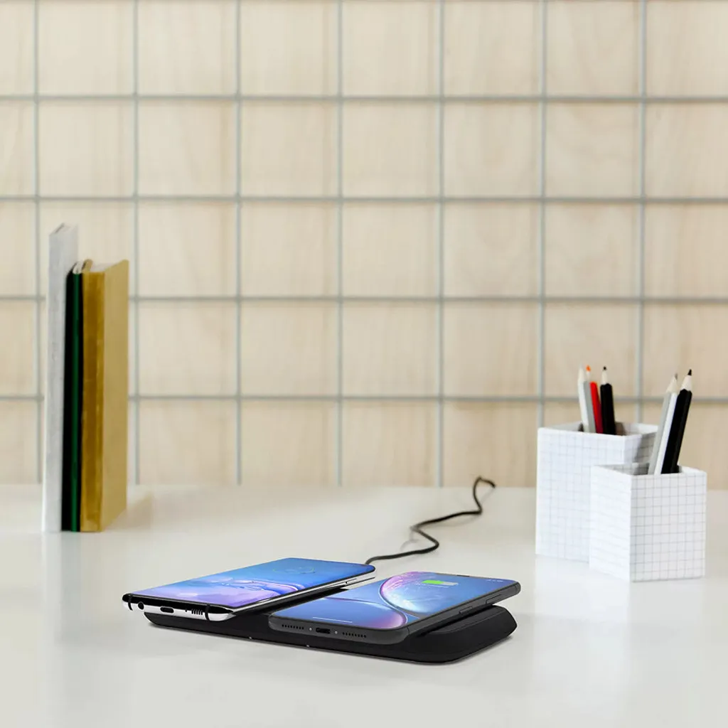 Station Charge Rapide ZENS 20W - Double Induction Apple Fast Charge Noir - 7