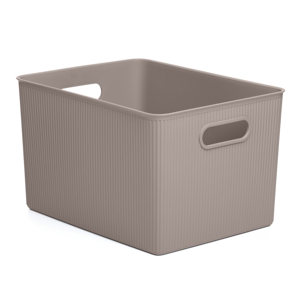 TATAY Aufbewahrungsbox Kunststoff 22 L Baobab | Organizer Box | Integrierte Griffe | Kompaktes und Vielseitiges Design | BPA-freier Kunststoff | 29,4