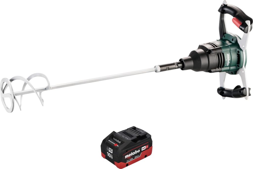 Metabo RW 18 LTX 120 Akku Rührwerk 18 V 40 l Mischmenge 1x LiHD Akku 10,0 Ah - ohne Ladegerät