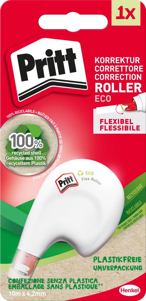 Pritt Korrektur ECOmfort Roller 930B, B: 4,2 mm, L: 10 m Immagine del prodotto 