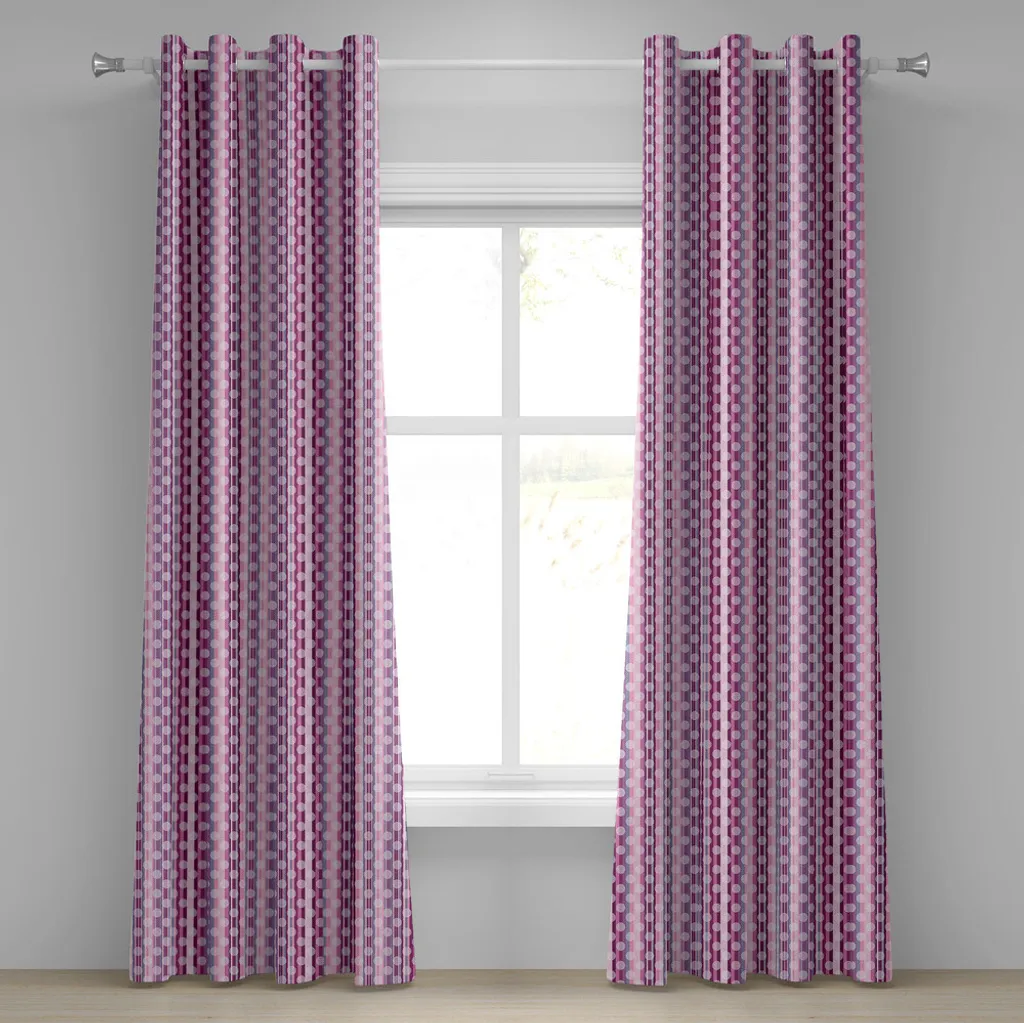 Rideau à œillets pour Salon Moderne, Décoration de Fenêtre en 280x175 cm
