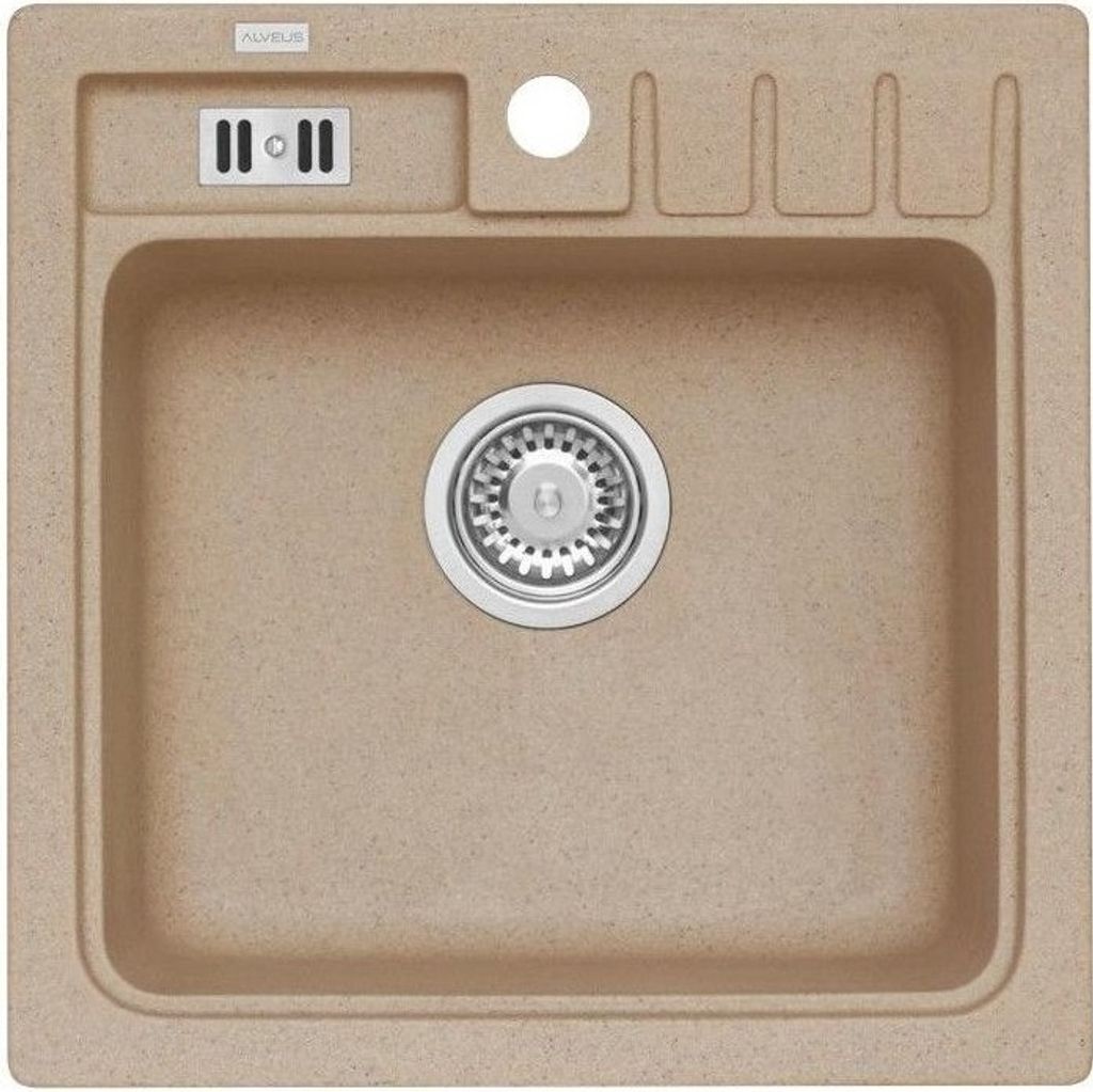 Alveus Niagara - Granit-Spüle 465x465 mm, beige 1089483