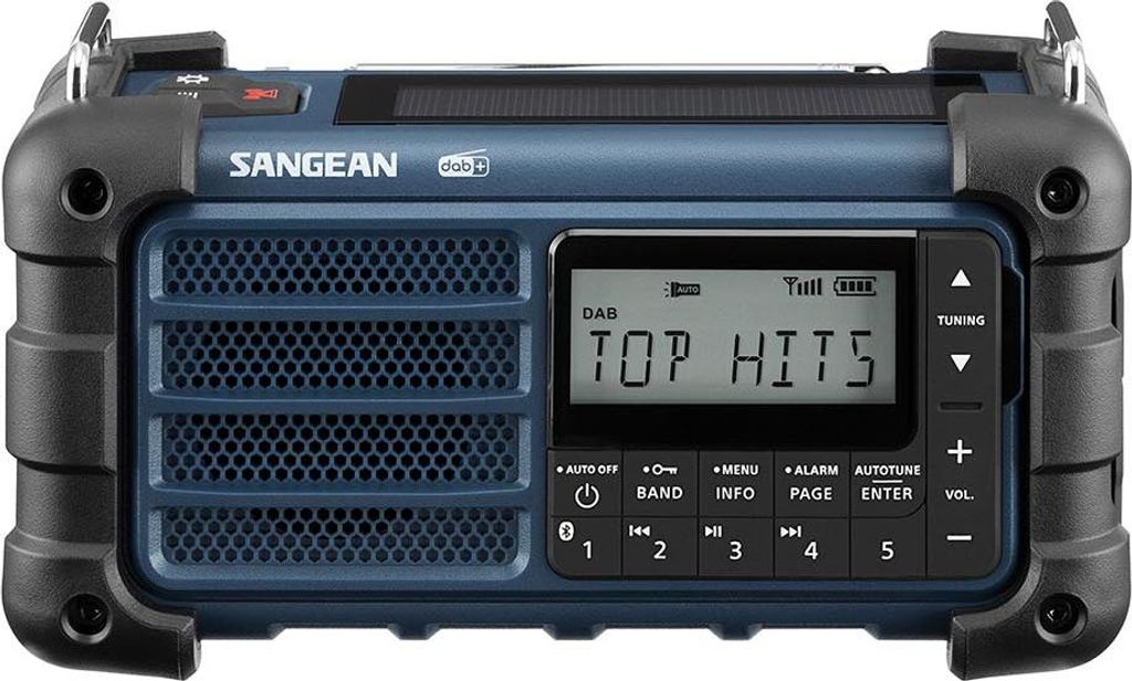 Sangean MMR-99 DAB blue Emergency/Crank/Solar Radio Zdjęcie produktu 