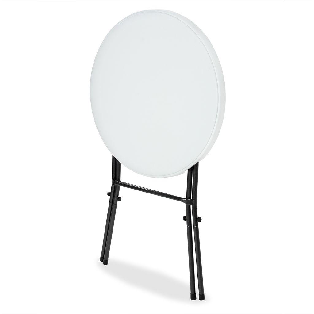 2 x Stehtisch Klappbar Ø 72 cm Rund Kunststoff Produktbild 2