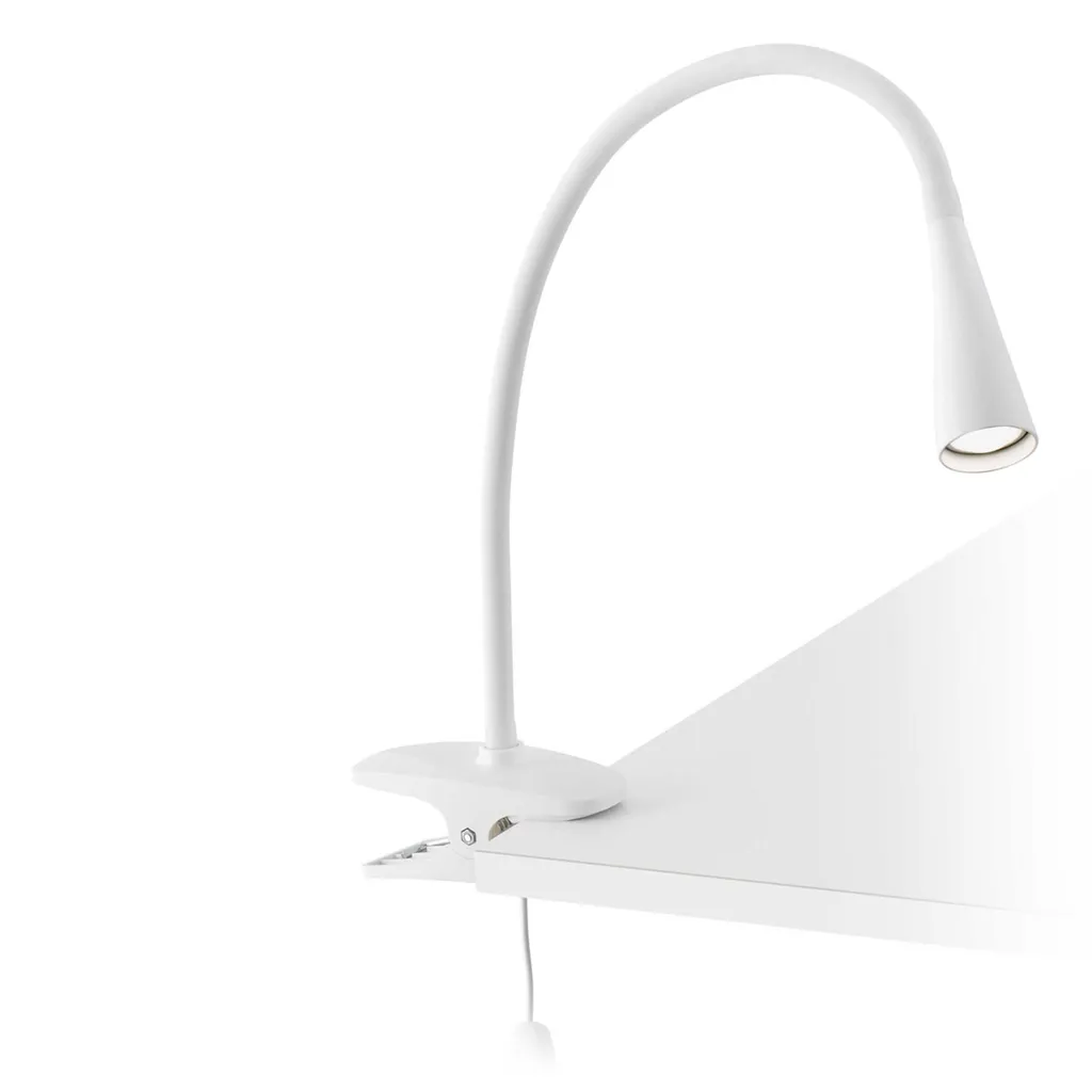 Lampada a Pinza LED LENA 5W 4000K Bianco: Luce Lettura Professionale