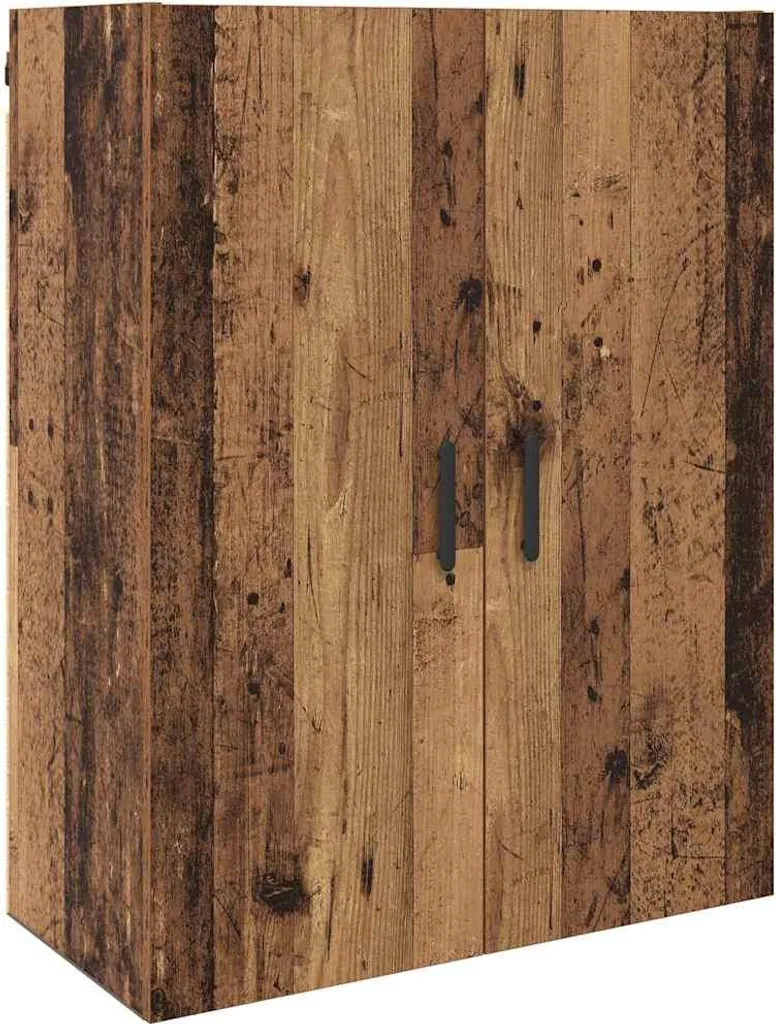 Mobiletto Sospeso Legno di Recupero 69,5x90 cm | Design Eco-Sostenibile