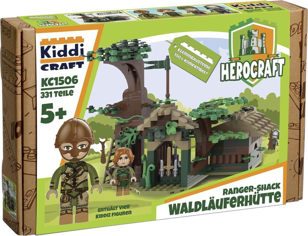 Dark Side Bricks GmbH Kiddicraft KC1506 Waldläuferhütte Produktbild 