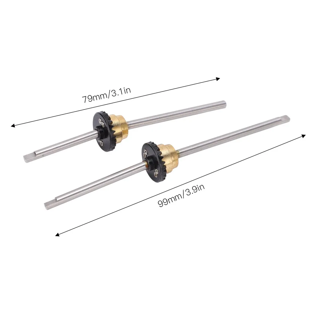 Différentiel métallique WPL robuste pour pont de crawler RC 1/16