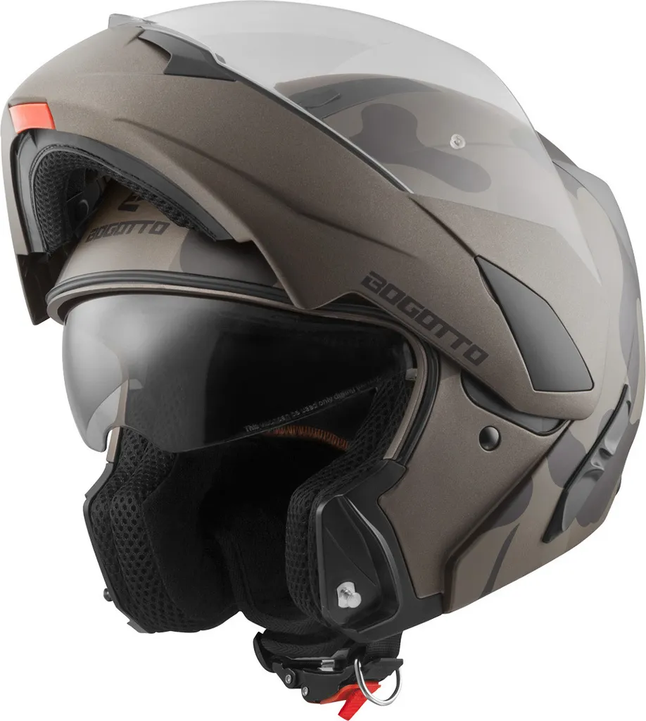 Casque Moto Polyvalent Bogotto V280 Camo : Idéal pour Route et Ville