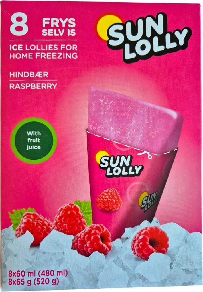 Sun Lolly voda ľadová malina (8 x 60 ml) Obrázok produktu 