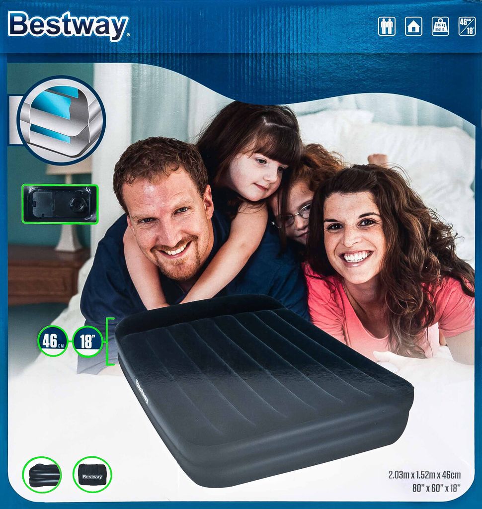 Bestway Luftbett "+" Queen-Size 203x152x46 cm mit Produktbild 66