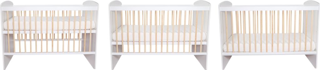 Łóżeczko 60x120 BETSY 2 - białe Zdjęcie produktu 3